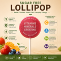 Sugar free lollipops with a kick