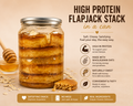 Canned high protein flapjack stack